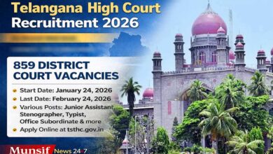 Telangana High Court Recruitment 2026: 859 Vacancies Announced, Check Eligibility, Salary & Important Dates