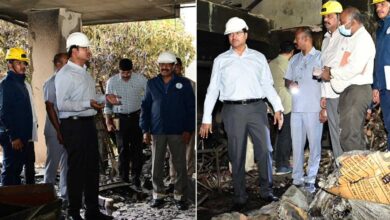 HYDRAA Steps Up Fire Safety Checks in Hyderabad, Commissioner Inspects Nampally Fire Site