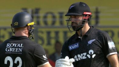 After Mitchell, Phillips Centuries, New Zealand Set 338-Run Target for India in Deciding ODI