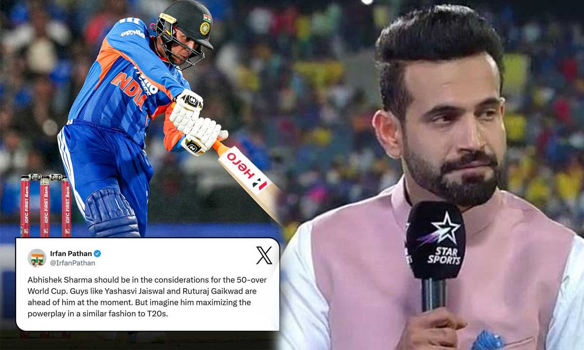 Irfan Pathan advocates Abhishek's ODI World Cup selection after T20 heroics
