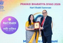 Jagruti Qatar Chairperson Nandini Awarded Prestigious Nari Shakti Samman in Doha