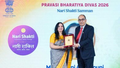 Jagruti Qatar Chairperson Nandini Awarded Prestigious Nari Shakti Samman in Doha