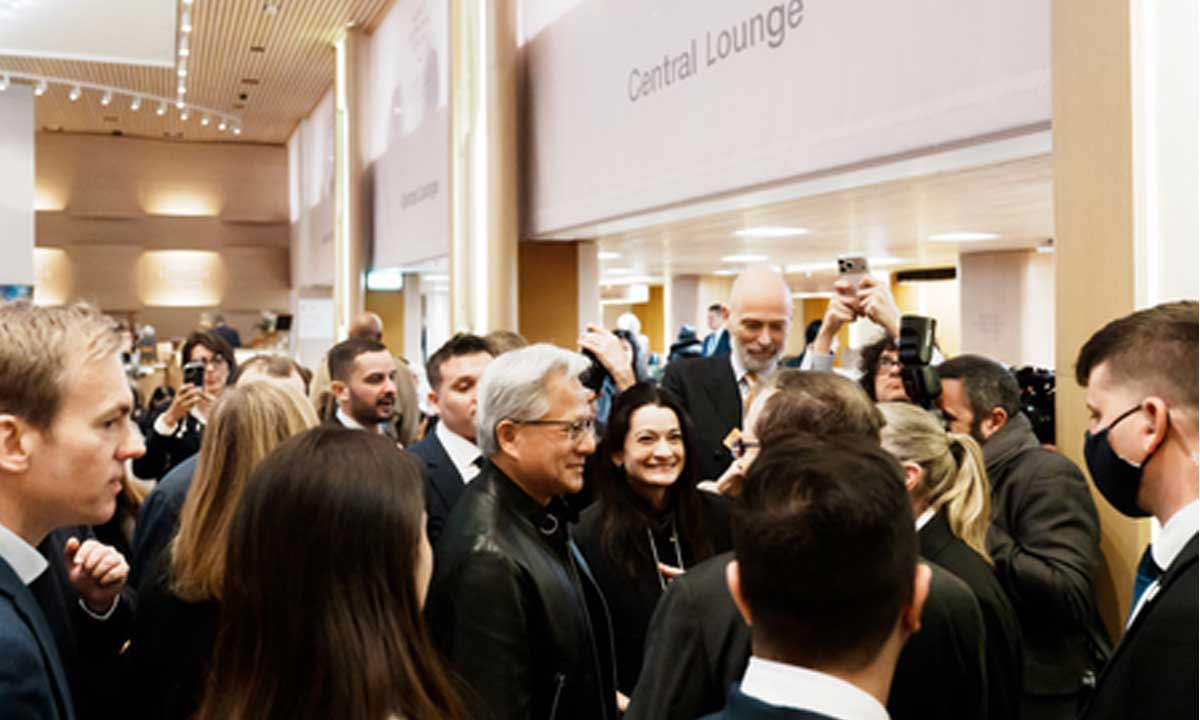 AI to make routine jobs more productive, skilled workers needed: Jensen Huang at Davos