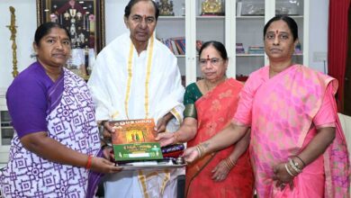 Ministers Seethakka Invite Former CM KCR to Medaram Jatara, Invitation Accepted
