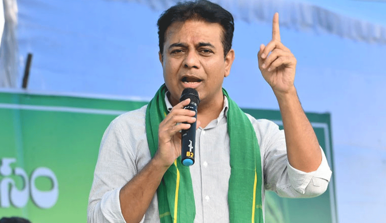 KTR Says Telangana CM Stopped Palamuru Water Project, Farmers Suffer