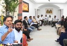KTR Meets MANUU Students, Slams Govt Over Alleged Land Grab; BRS Promises Full Support