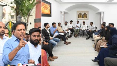 KTR Meets MANUU Students, Slams Govt Over Alleged Land Grab; BRS Promises Full Support
