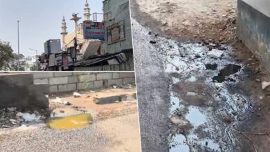 Sewerage Overflow Near Mosque at Malakpet Metro Station Causes Public Distress, Locals Demand Immediate Action
