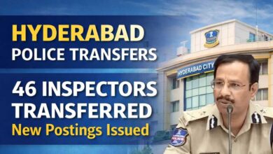 Hyderabad Police Transfers: Commissioner Orders Transfer of 46 Inspectors, New Postings Issued