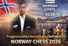 Praggnanandhaa Rameshbabu confirmed for Norway Chess 2026