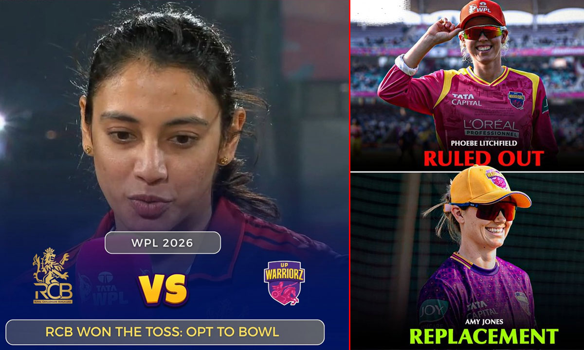 WPL 2026: Pooja Vastrakar returns, Amy Jones replaces Litchfield as RCB ask UPW to bat