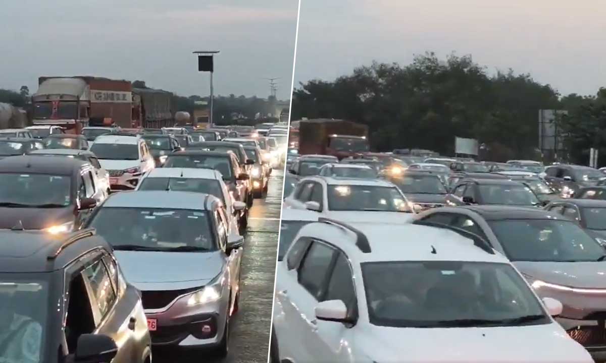 Sankranti Travel Rush: Hyderabad–Vijayawada Highway Choked, Long Queues at Bus Stands