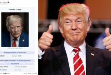 Trump Shares ‘Acting President of Venezuela’ Image, Sparks Global Debate