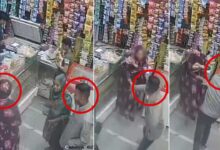 Ahmedabad Behrampura Knife Attack: Muslim Woman Tamanna Mohsin Sheikh Brutally Stabbed Inside Shop, CCTV Footage