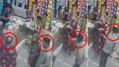 Ahmedabad Behrampura Knife Attack: Muslim Woman Tamanna Mohsin Sheikh Brutally Stabbed Inside Shop, CCTV Footage