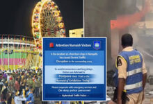 Fire Triggers Chaos in Nampally; Numaish Postponed for Today, Police Issue Advisory