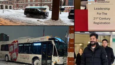 **CM Revanth Reddy Begins Executive Leadership Programme at Harvard Kennedy School Amid Severe Boston Snowstorm**