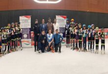 Telangana Ice Skaters Shine at Short Track Ice Skating Open Championship in Delhi NCR