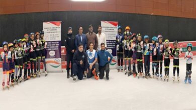 Telangana Ice Skaters Shine at Short Track Ice Skating Open Championship in Delhi NCR