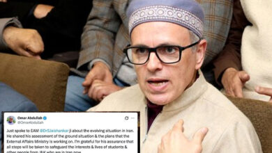 Omar Abdullah Speaks to EAM Jaishankar on Protection of J&K Students in Iran