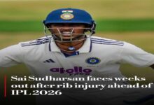 Sai Sudharsan faces lengthy spell on sidelines after fractured rib rehab begins at CoE