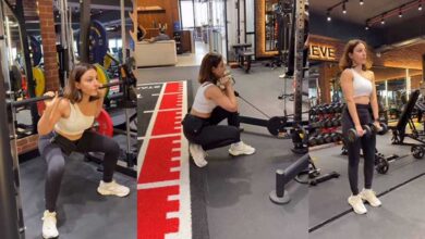 Soha Ali Khan's first workout of 2026 includes squats, cable lunges & Romanian deadlifts