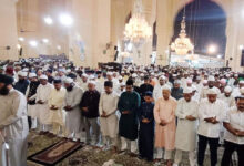 First Taraweeh Congregation Held at Historic Mecca Masjid in Hyderabad