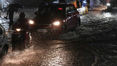 Heavy Rain Lashes Hyderabad, Several Areas Plunge into Darkness