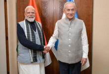 Truly splendid: PM Modi as Netanyahu welcomes him in traditional Indian attire