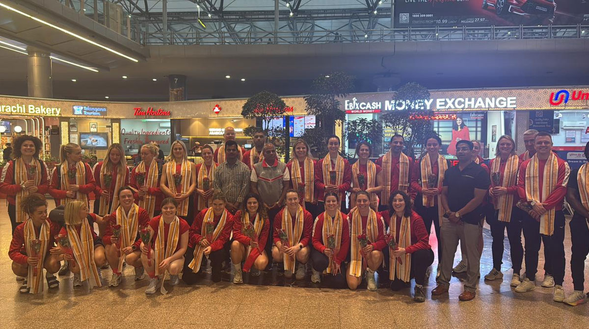 England women’s hockey team reaches Hyderabad for FIH World Cup 2026 Qualifiers