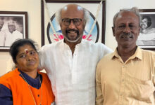 Rajinikanth honors honest sanitation worker Padma with gold chain
