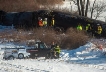 Freight train carrying hazardous materials derails in US Connecticut