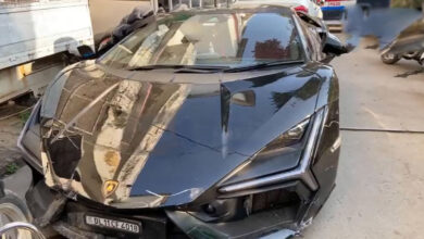 Tobacco Baron’s Son in High-Speed Lamborghini Crash in Kanpur; Several Injured