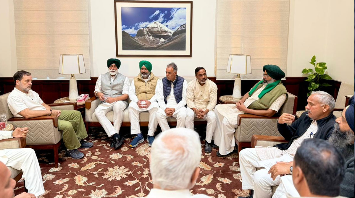 Rahul Gandhi meets farm union leaders in Parliament House amid opposition to India-US trade deal