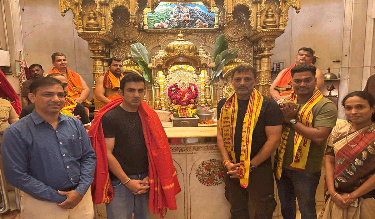 Gautam Gambhir seeks blessings at Siddhivinayak temple ahead of India’s T20 WC opener