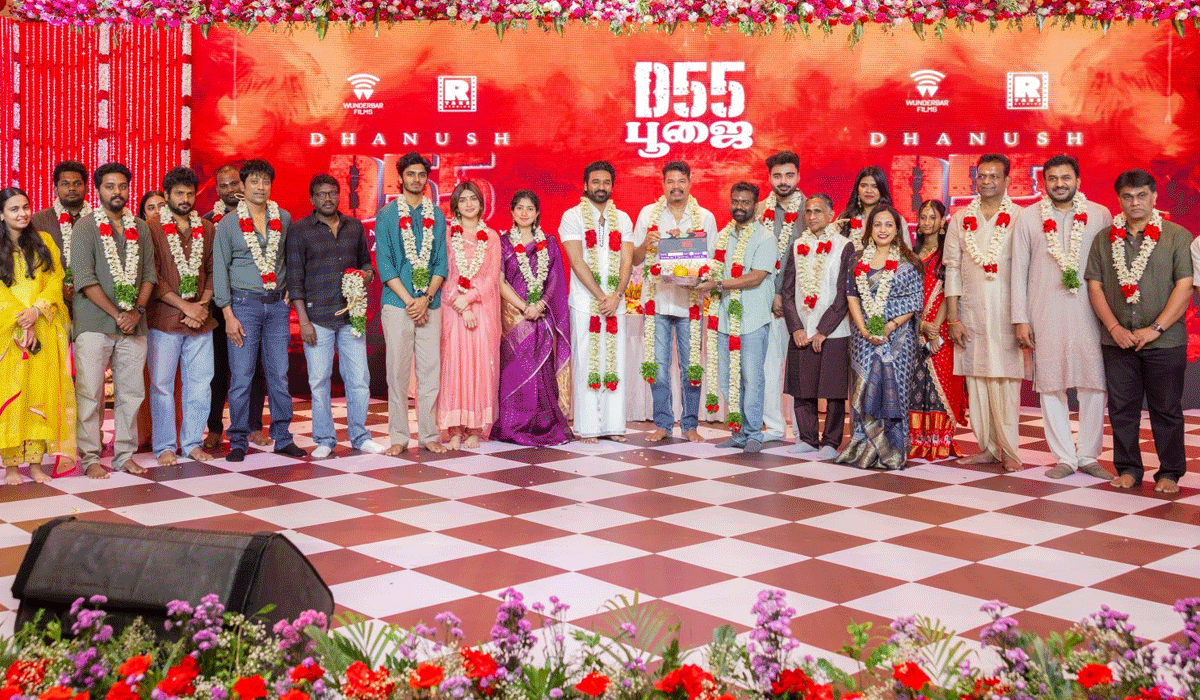 Rajkumar Periasamy announces the technical team of Dhanush's #D55!