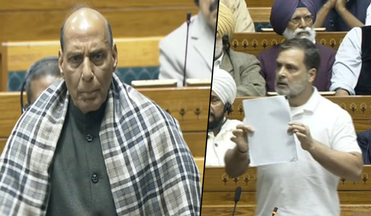 War of words in Lok Sabha after Rahul Gandhi raises Ladakh standoff issue, Rajnath Singh retorts