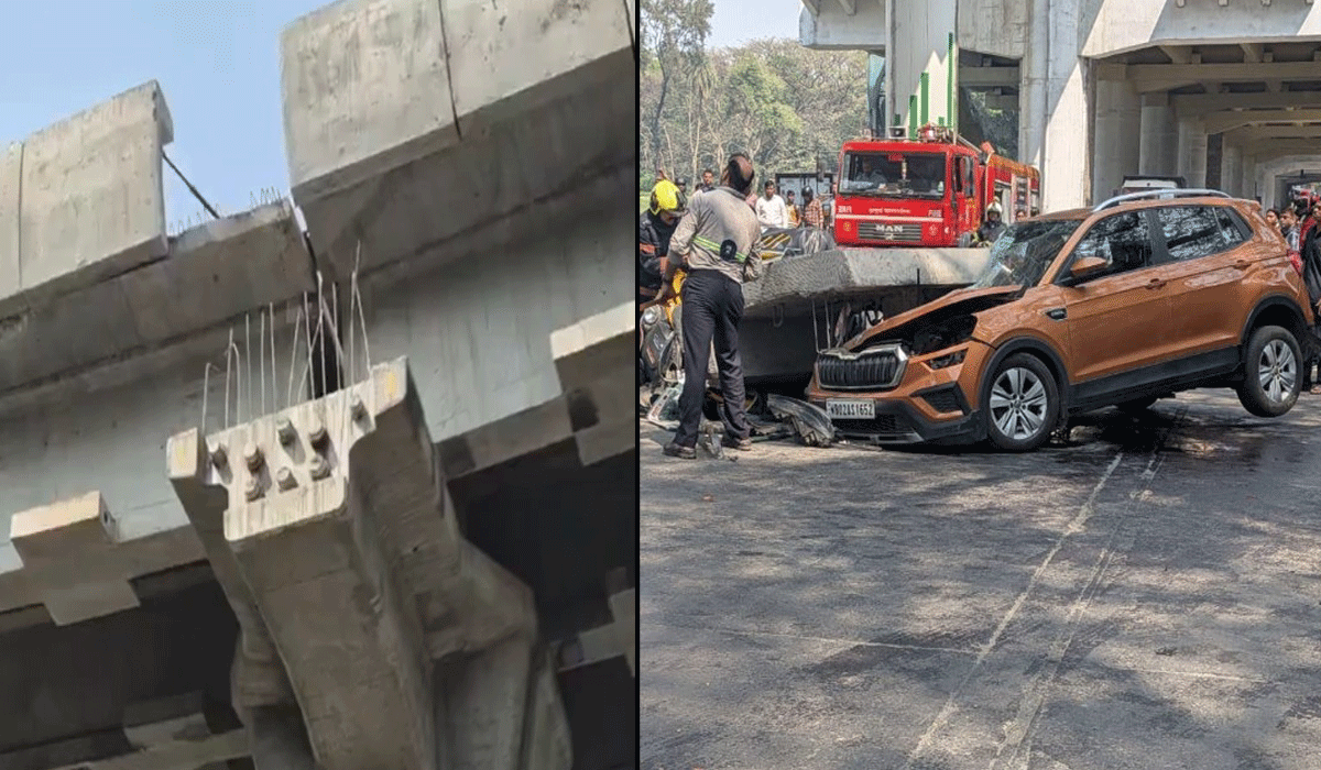 1 killed, 4 hurts as under-construction Metro pillar collapses in Mumbai