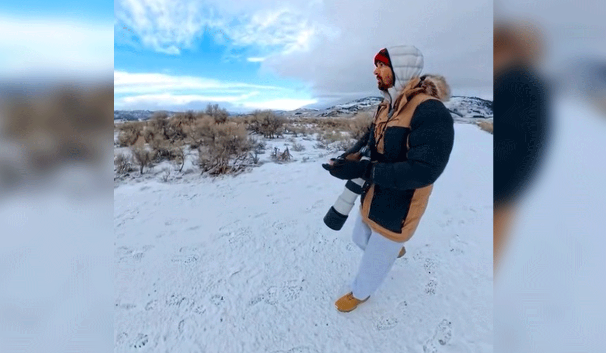 Harshvardhan Rane shoots wildlife in freezing minus-one temperature