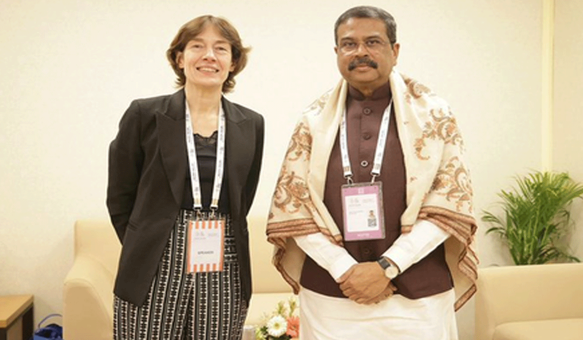Dharmendra Pradhan meets French envoy Anne Bouverot, discusses deepening bilateral cooperation