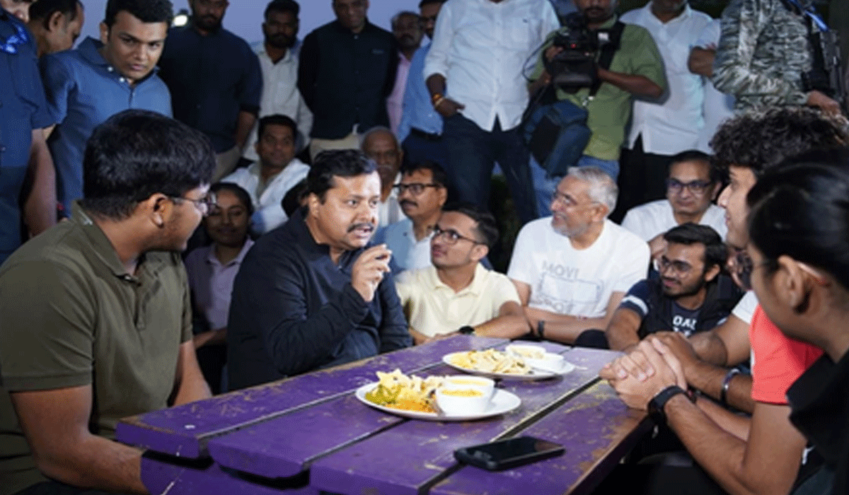 Gujarat: BJP chief Nitin Nabin tours Ahmedabad's landmarks, engages with youth