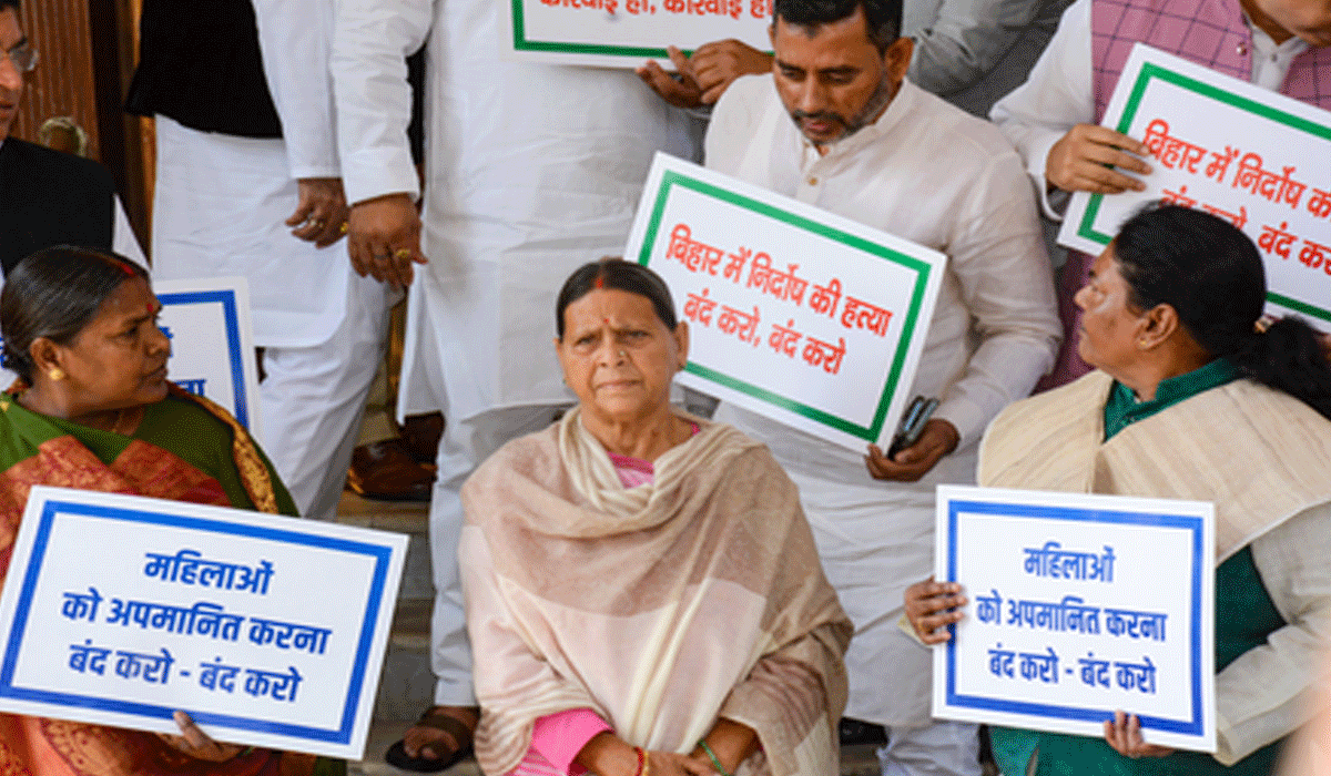 Rabri Devi attacks Nitish govt over murders, rapes in Bihar