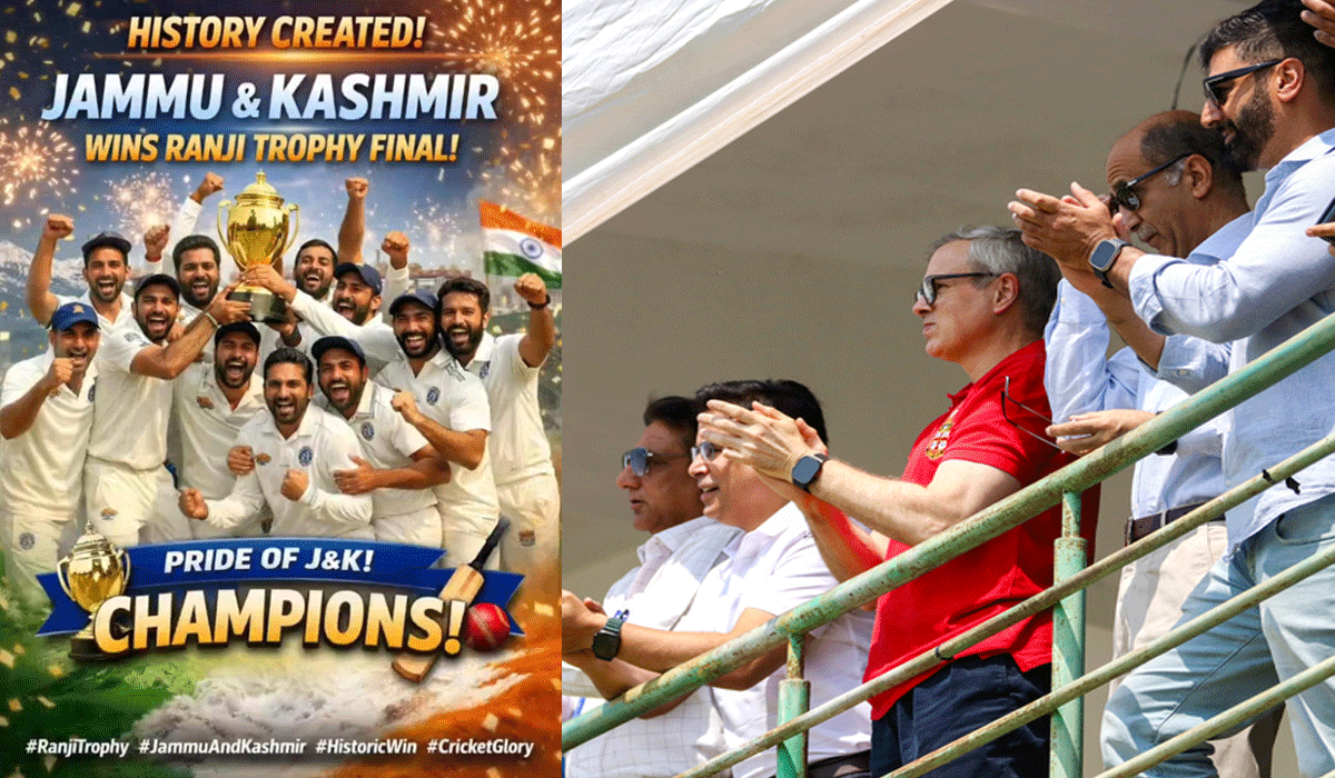 Ranji Trophy: CM Omar Abdullah announces Rs 2 crore reward, government jobs for J&K players after historic title win