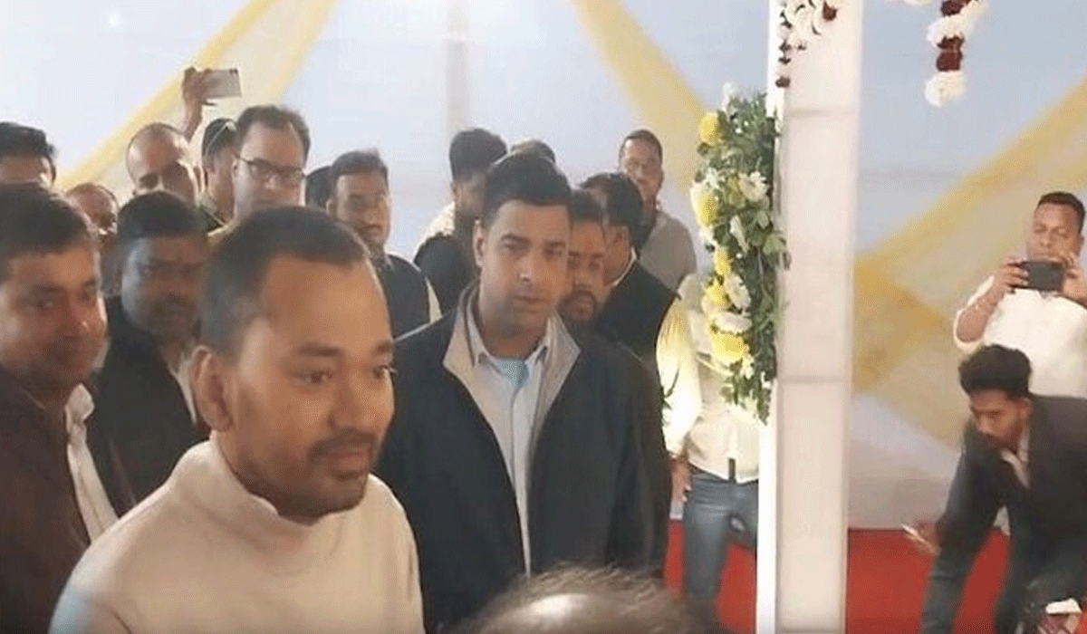 CM Nitish Kumar’s son Nishant Kumar visits Vrindavan, simplicity wins hearts