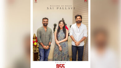 Sai Pallavi thanks #D55 director Rajkumar Periasamy for his welcome; discloses she is 'nervously excited'
