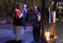 PM Modi pays tribute to Holocaust victims in Jerusalem
