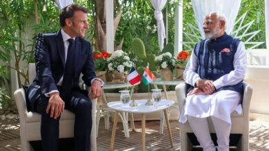 PM Modi, French President Macron begin talks in Mumbai