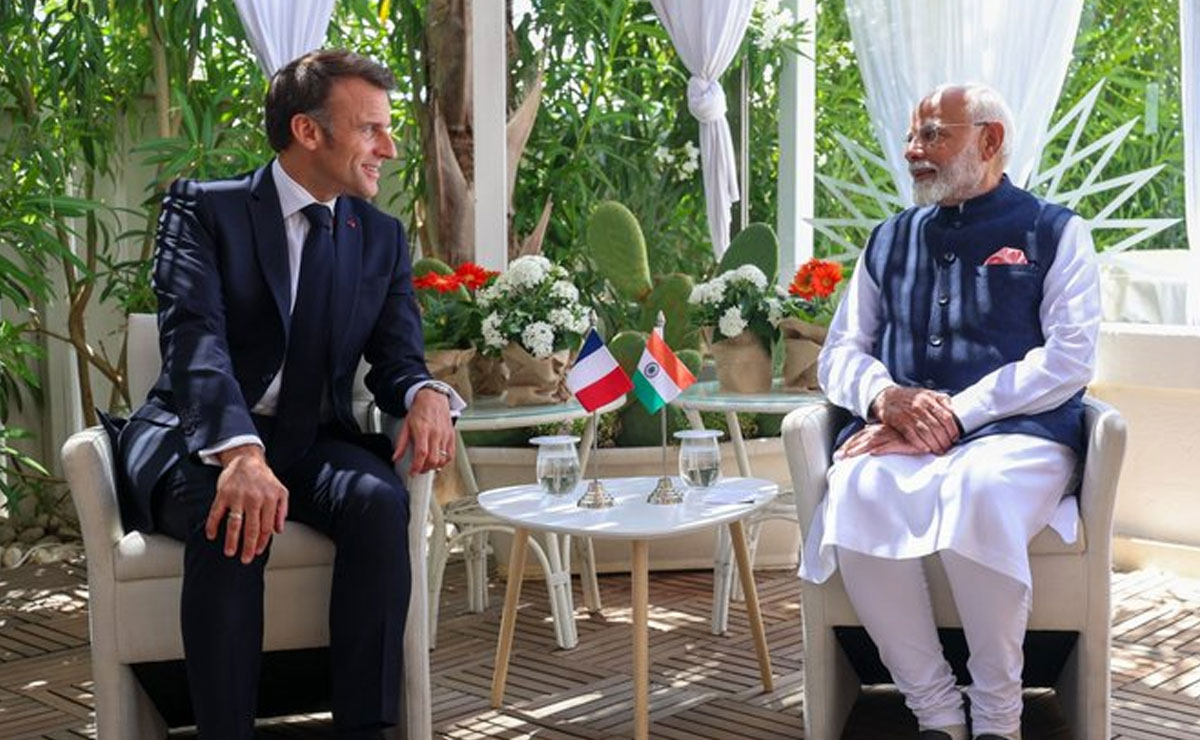 PM Modi, French President Macron begin talks in Mumbai