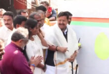 Nitin Nabin paints lotus on the wall, signalling BJP's Kerala poll push