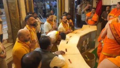 Members of Team India visit Shree Siddhivinayak Temple ahead of T20 WC opener